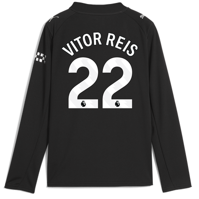 キッズ マンチェスター・シティ 2025/26 アウェイ   VITOR REIS 22プリント付き