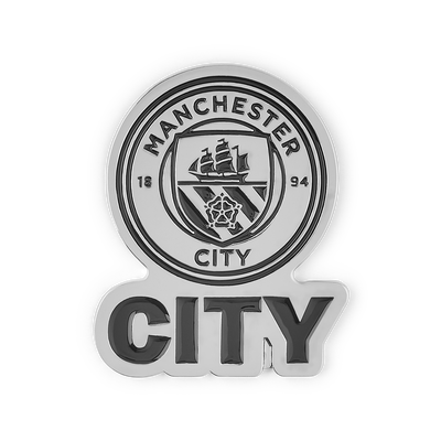 Escudo Pin de Manchester City en Negro