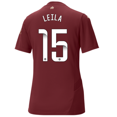Women's Manchester City Third Jersey 2024/25 With LEILA 15 Printing