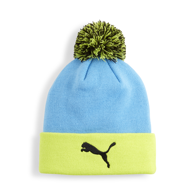 MCFC LW KIDS POM POM BEANIE - blue