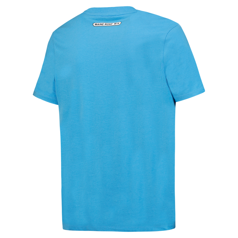 MCFC FW MENS MAINE RD CREST TEE - light blue