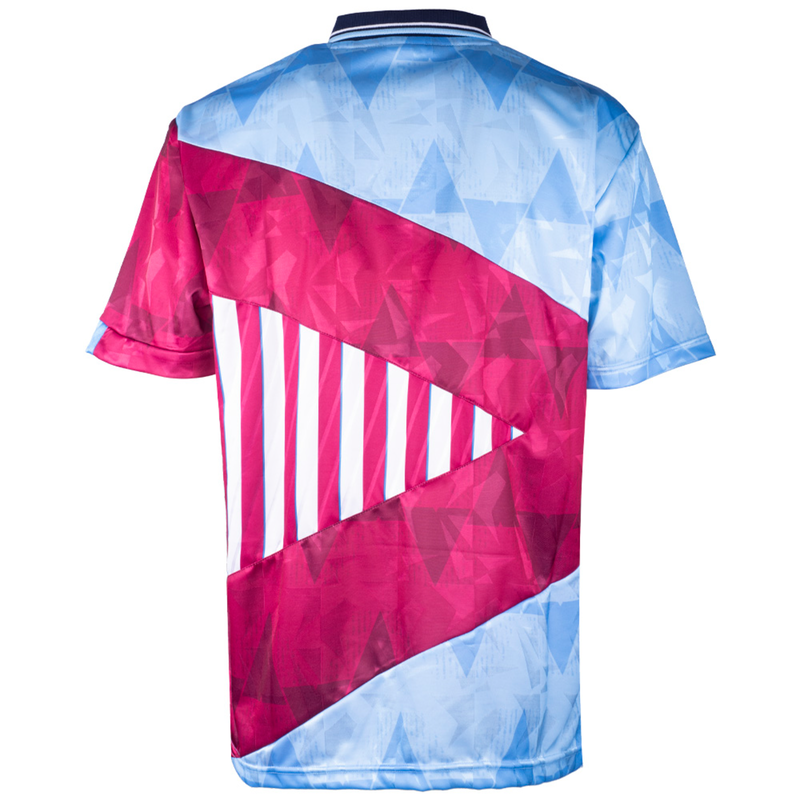 MCFC FW 1990 MASH UP SHIRT - burgundy