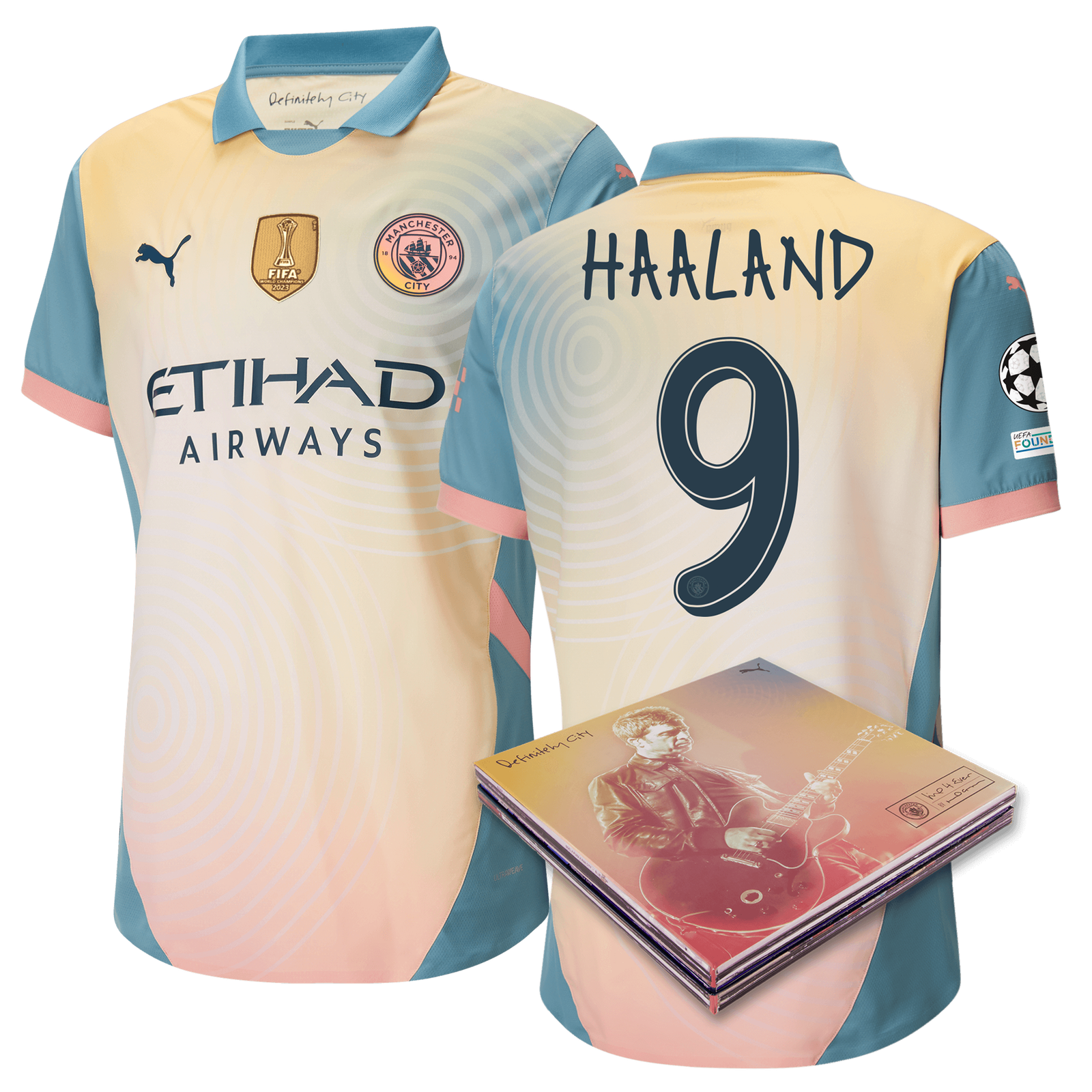 超高品質で人気の Manchester City Authentic 'Definitely City' Jersey 2024/25 記念グッズ