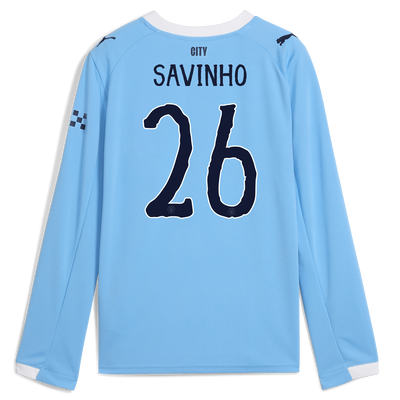 正規品　マンチェスター・シティ SAVINHO 26番 ジャージ マンチェスター・シティ 2025/26 アウェイ 本物ジャージ AKÉ 6