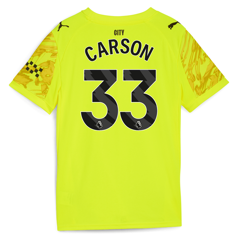 KIDS GK JERSEY SS-CARSON-33-EPL-PL - 