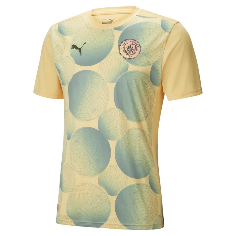 Man City Pre-Match Jersey orange - Size XL from polyester for males  - Official Manchester City FC store