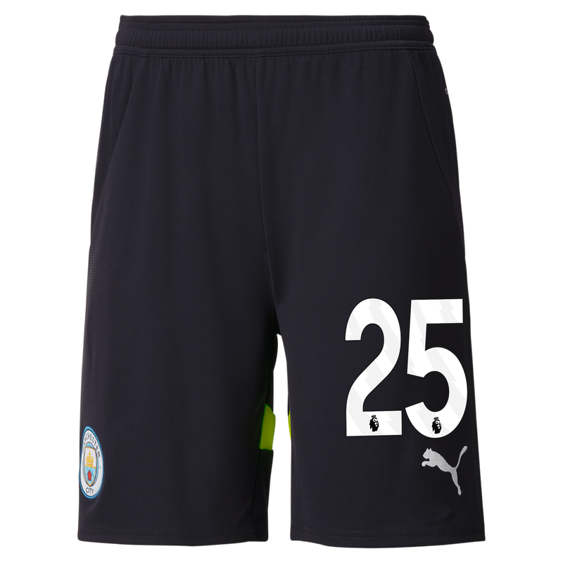 Man City Football Shorts 24/25 with #25 new navy - Check out all Manchester City shorts online - Official Manchester City FC store