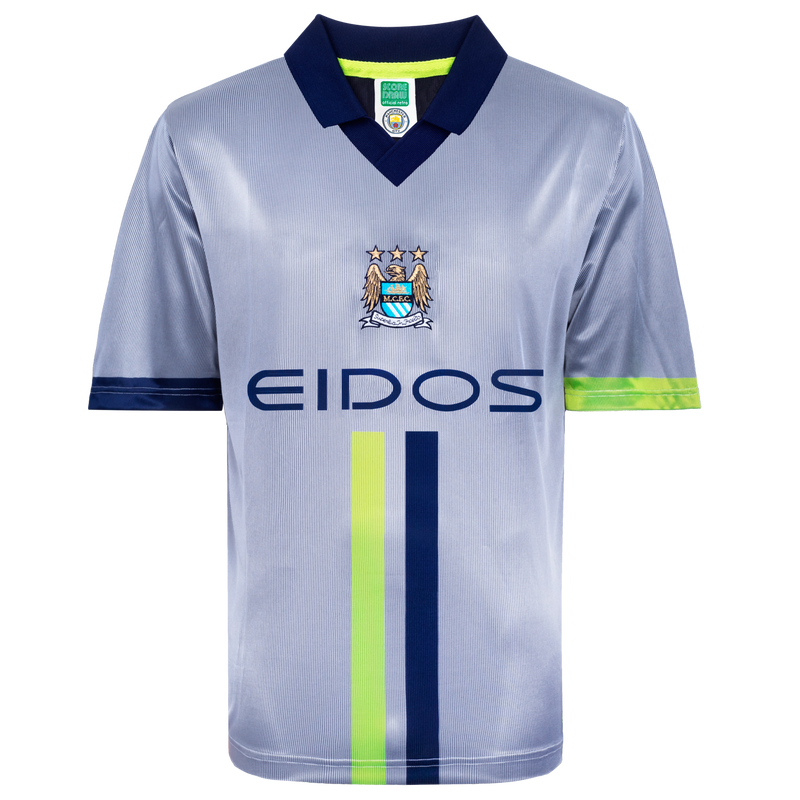 MCFC FW 2000 AWAY SHIRT - navy