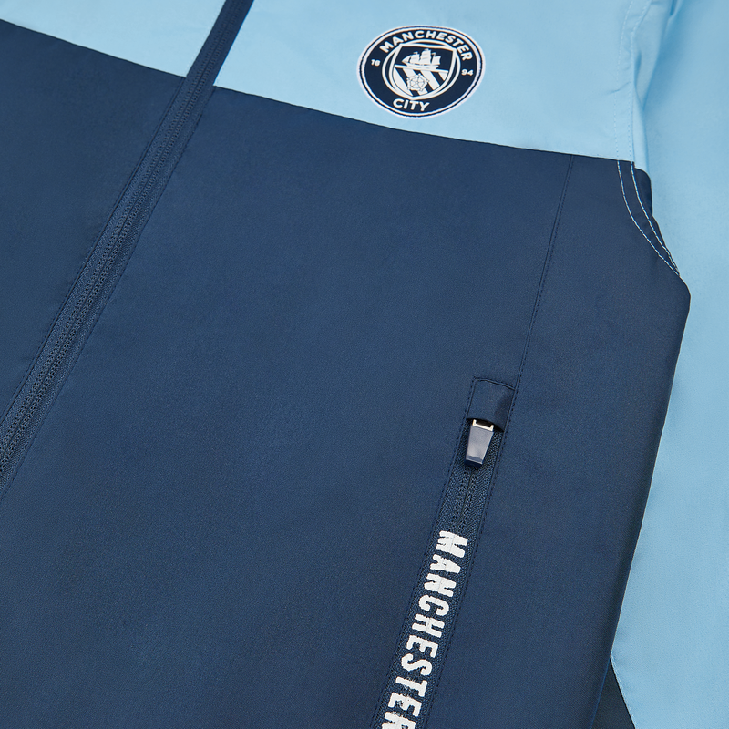 MCFC FW KIDS SHOWERPROOF JACKET - blue