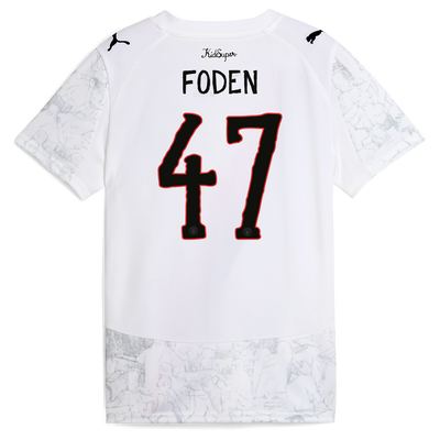 Manchester City KidSuper dames-shirt 2025/26 met FODEN 47 bedrukking