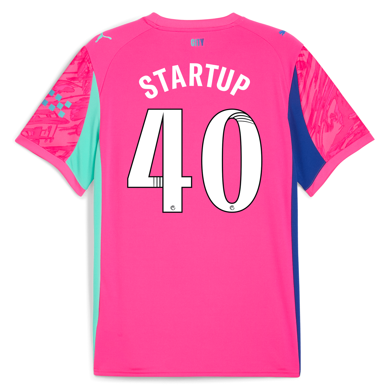 Champions League Manchester City Pink Goalkeeper Kit BNWT 2020