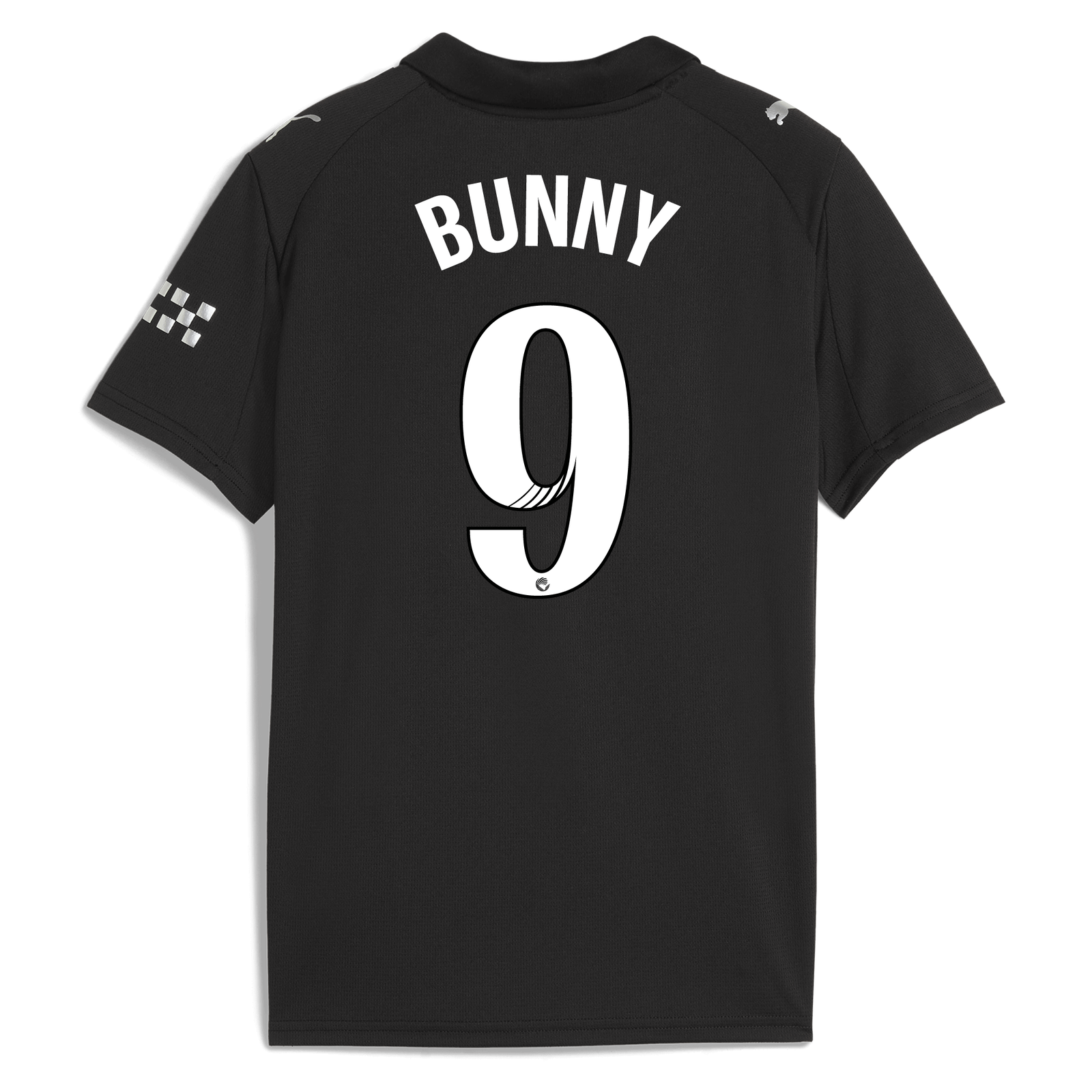 Kids' Manchester City Away Jersey 2025/26 With BUNNY 9 Printing ...