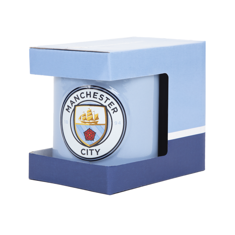 MCFC FW 3D CREST 11OZ MUG - light blue