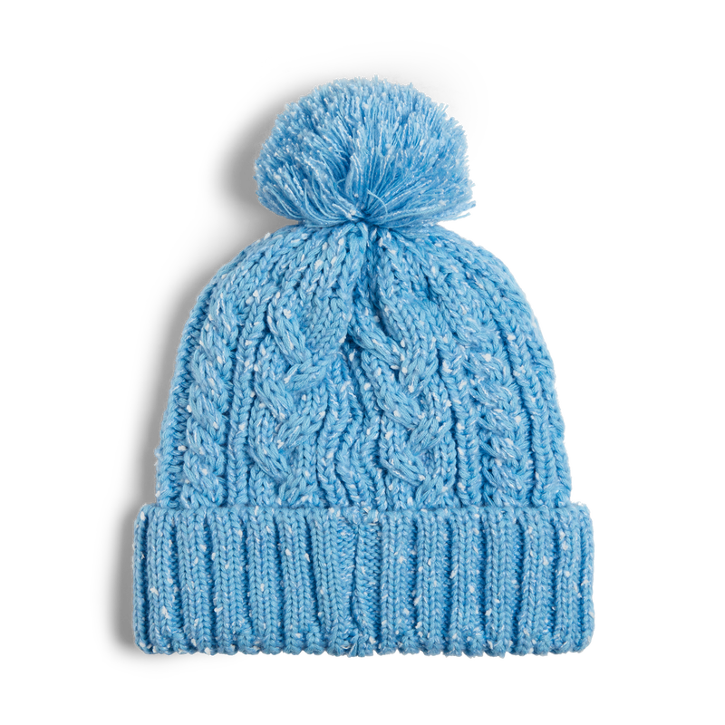MCFC FLEECE SPECKLE BOBBLE - blue
