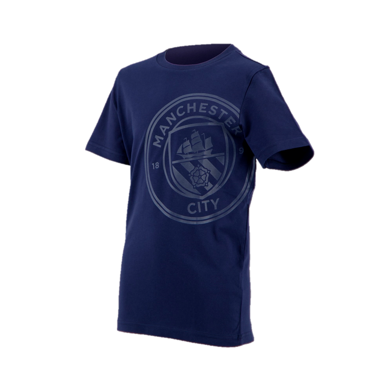 MCFC FW LARGE CREST TEE - navy