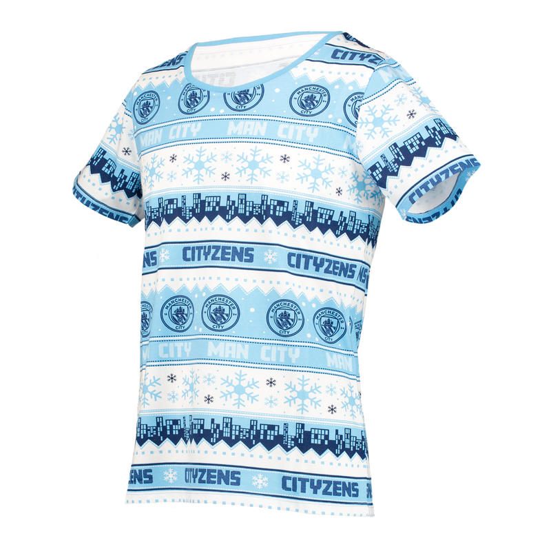MCFC FW MENS CHRISTMAS PYJAMAS - blue