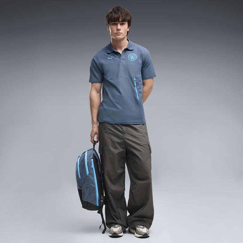 MCFC LW PUMATECH POLO - Evening Sky-Luminous Blue