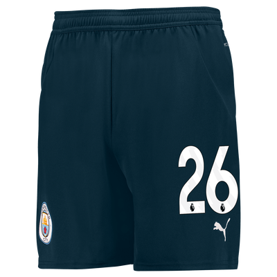 Kids' Manchester City Football Shorts 2024/25 with #26