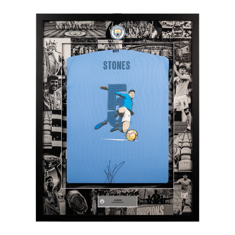 MCFC FW FRAMED STONES LEAVER - blue