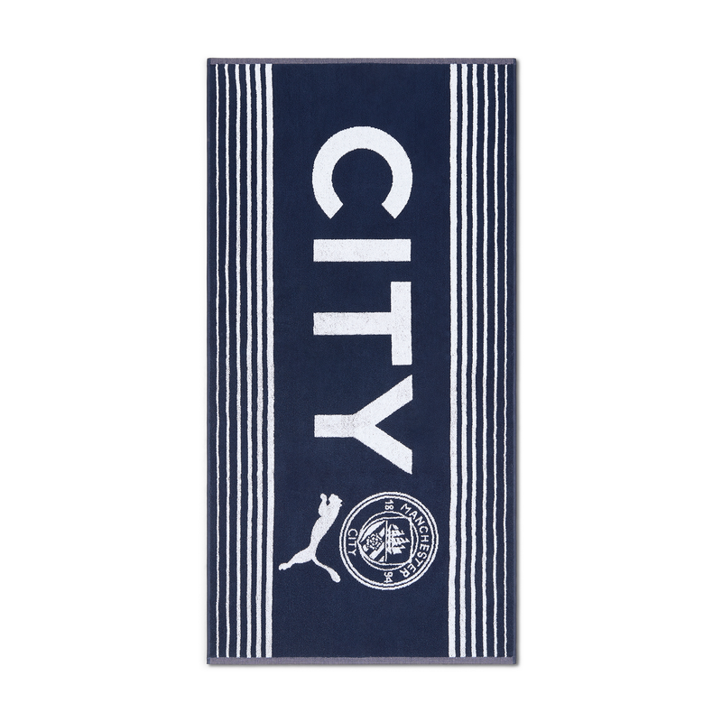 Man City Large Club Crest Towel navy from ile  - Official Manchester City FC store
