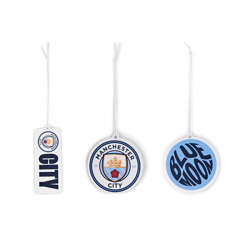 MCFC FW 3 PACK AIR FRESHENER - blue