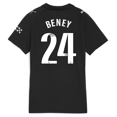 Women's Manchester City Away Jersey 2025/26 With BENEY 24 Printing