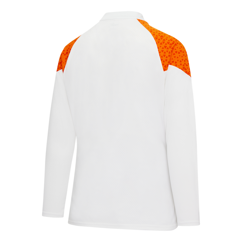 MCFC TR KIDS TRAINING 1/4 ZIP TOP - white