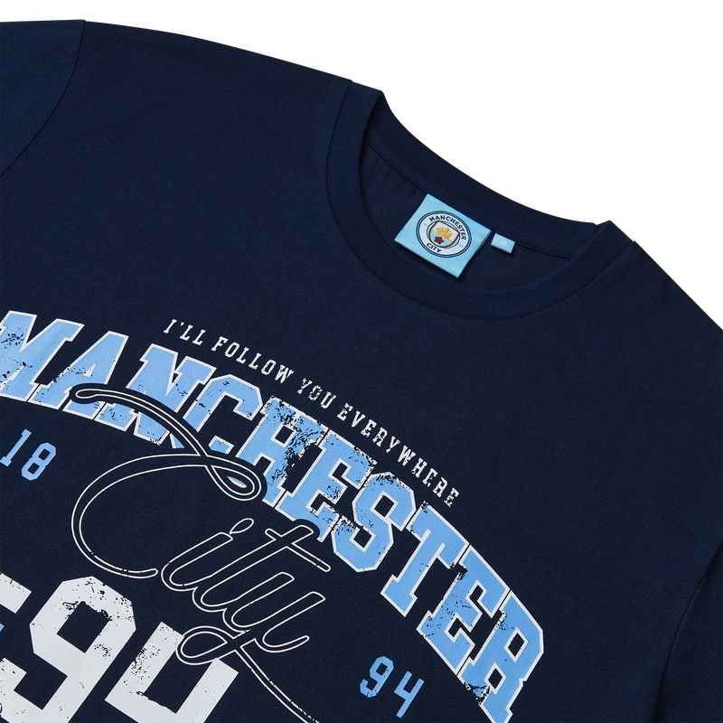 MCFC FW VARSITY GRAPHIC TEE - navy