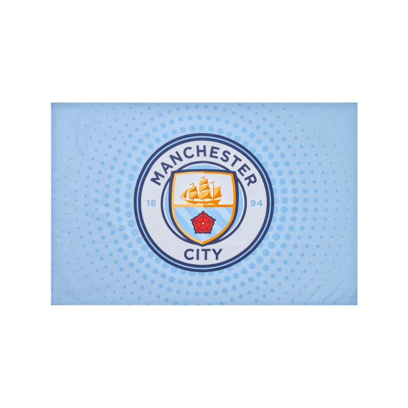 MCFC FW STRIKER SINGLE DUVET - blue