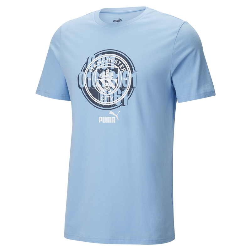 MCFC LW MENS FTBLCULTURE TEE - team light blue