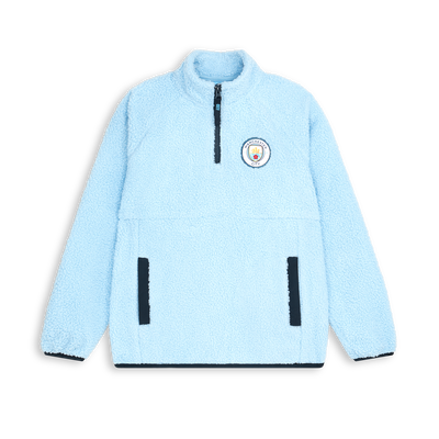 Polaire sherpa à quart de zip Manchester City pour enfants