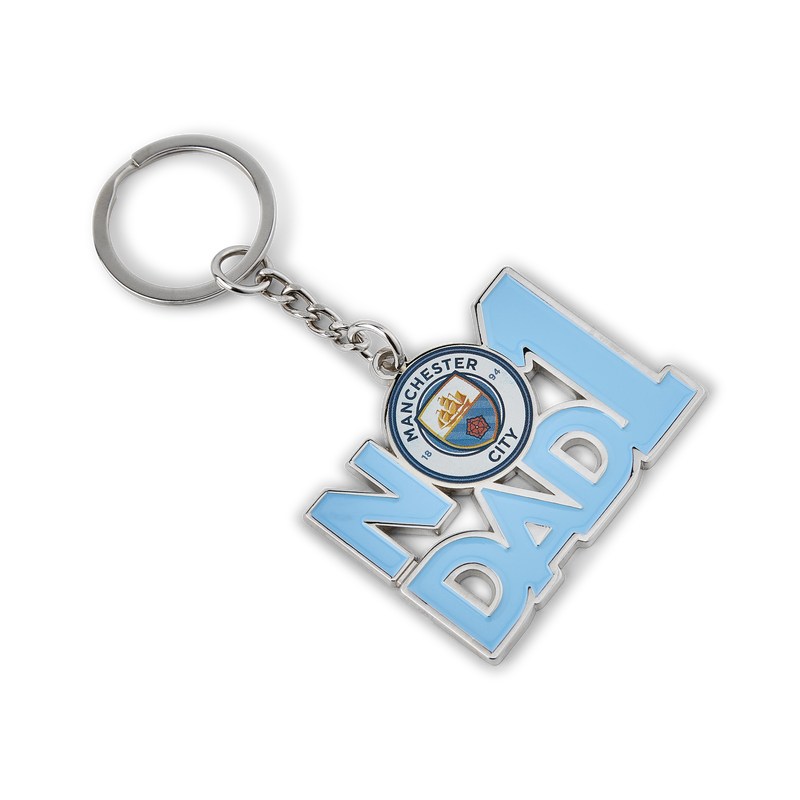 MCFC FW NO.1 FAN KEYRING - blue