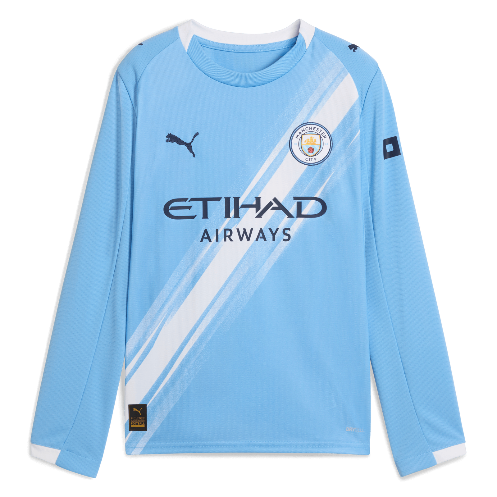 キッズ Manchester City ホーム 長袖ジャージー 2025/26