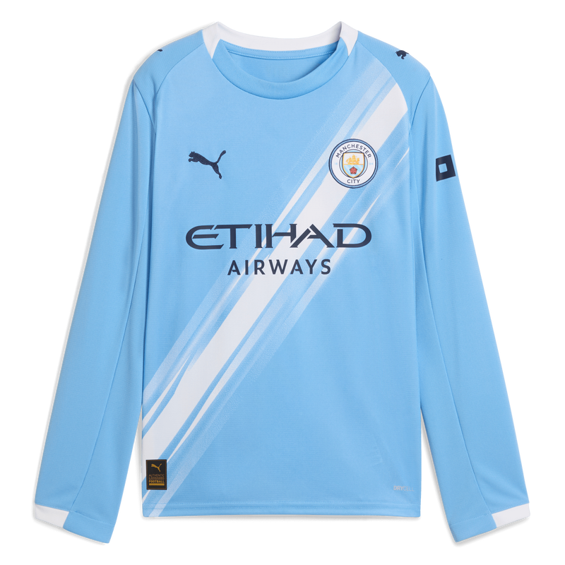 MCFC RP KIDS HOME JERSEY LS - team light blue