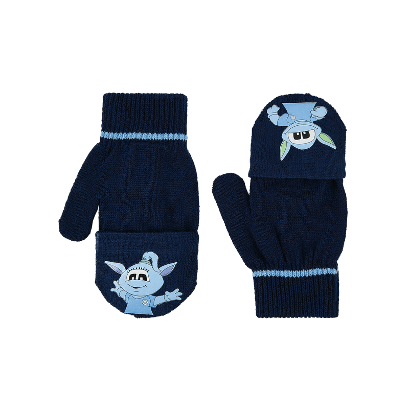 MCFC FW KIDS MASCOT GLOVES - navy