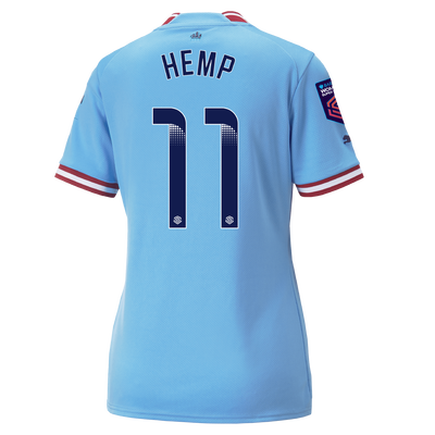 Women's Manchester City Home Jersey 2022/23 with HEMP 11 printing