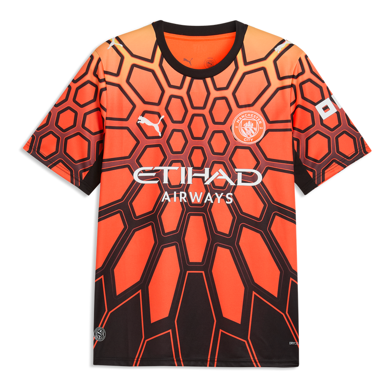 MCFC RP GK JERSEY SS - Hot Heat-PUMA Black