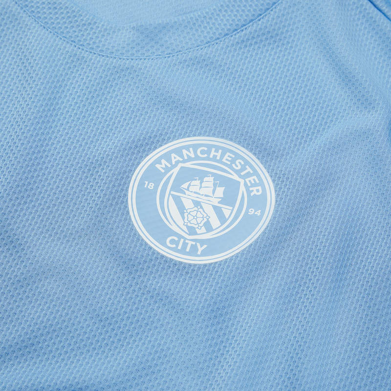 MCFC LW MENS ESS POLY TEE - team light blue