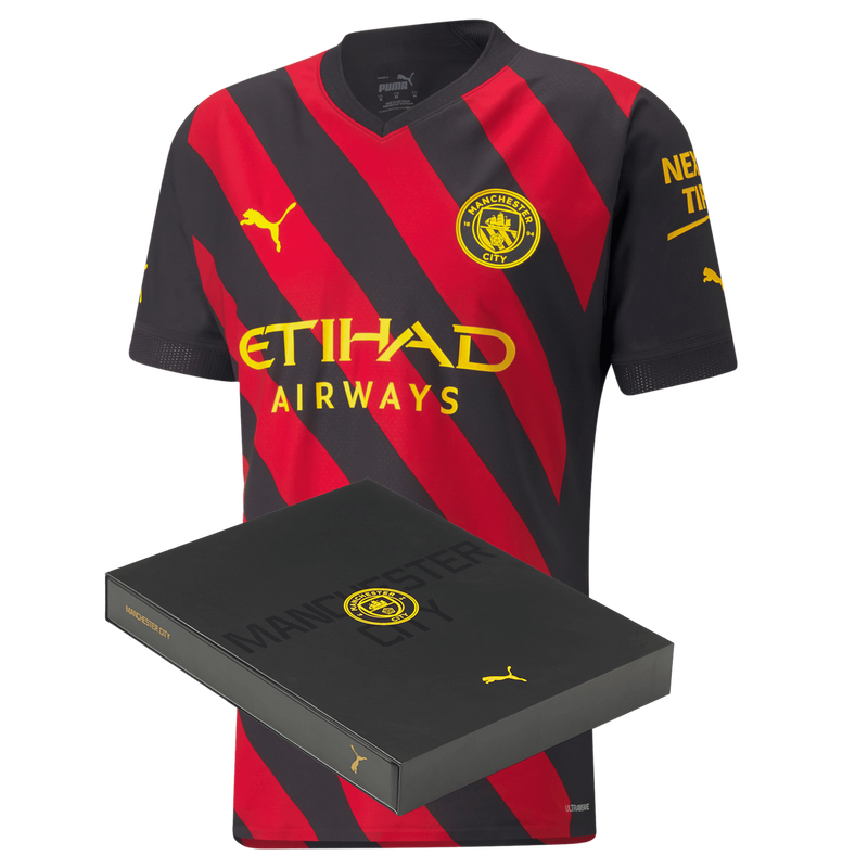 vriendelijk Merg agitatie Manchester City Authentic Away Jersey 2022/23 With Custom Printing In Gift  Box | Official Man City Store