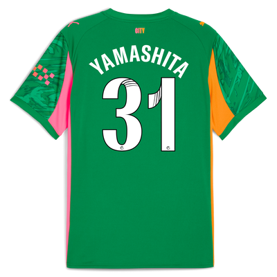 Maglia da portiere Manchester City 2025/26 con stampa YAMASHITA 31
