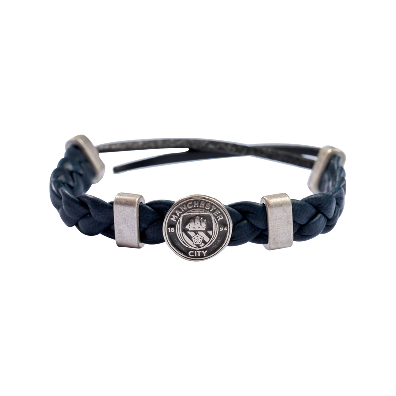 MCFC FW CREST SLIDER BRACLET - blue