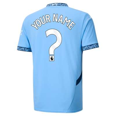Manchester City Home Jersey 2024/25 With Custom Printing