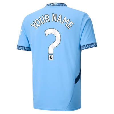 Manchester City Maglia Gara Home 2024/25 con stampa personalizzata