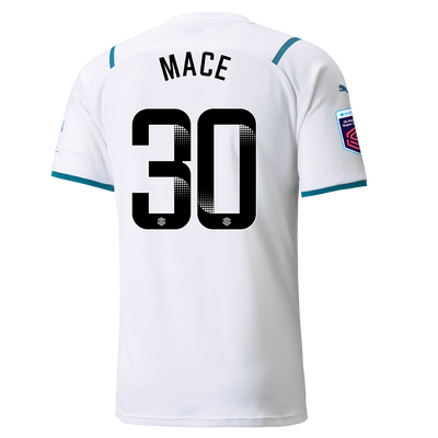 Manchester City Away Shirt 21/22 with Ruby Mace printing