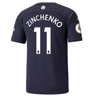 Manchester City 3rd Shirt 21/22 with Oleksandr Zinchenko printing