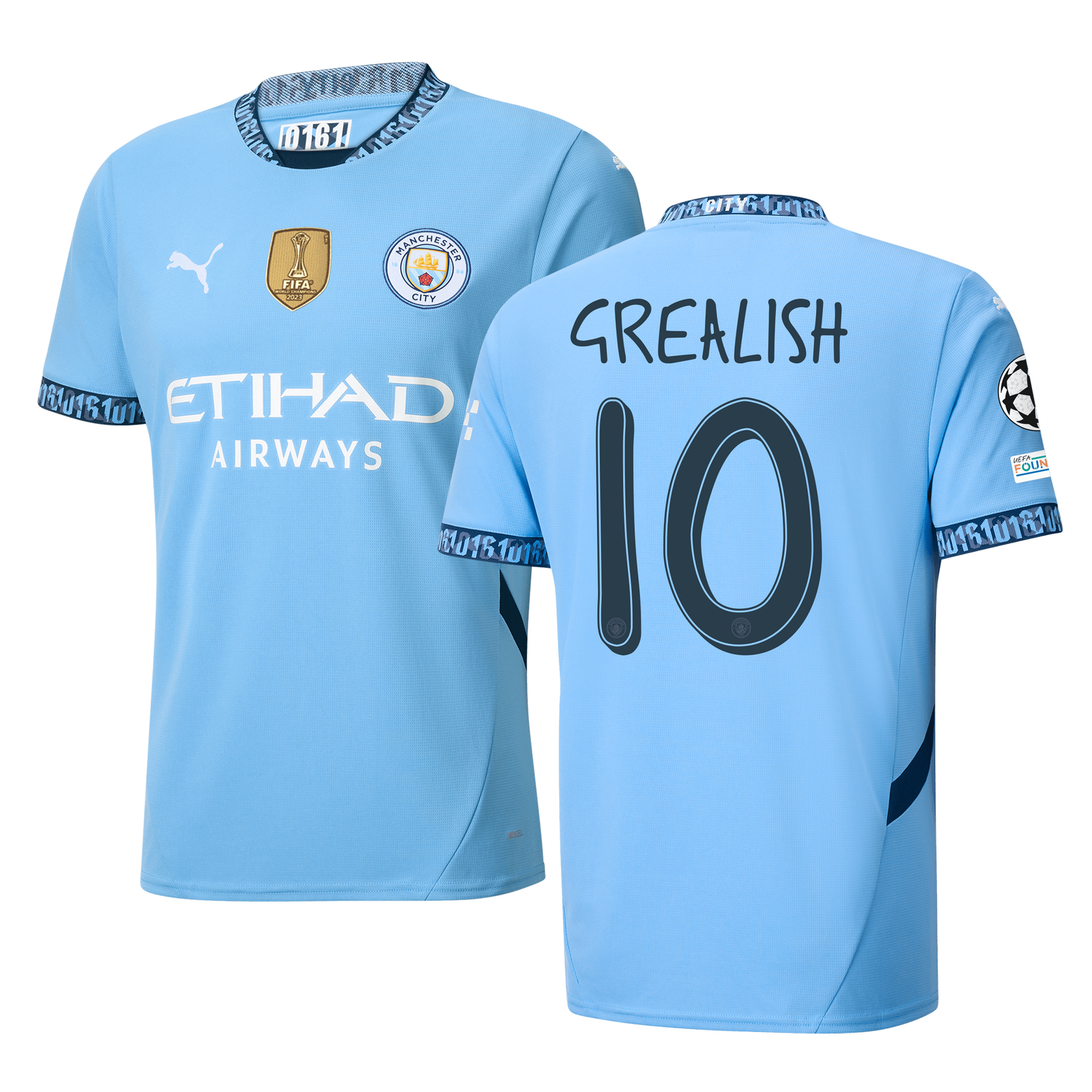 【良好品】 マンチェスターシティホームジャージ2024/25、GREALISH 10 ウェア