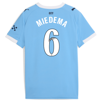 Kinder  Manchester City Heimtrikot 2025/26 mit MIEDEMA 6 Aufdruck