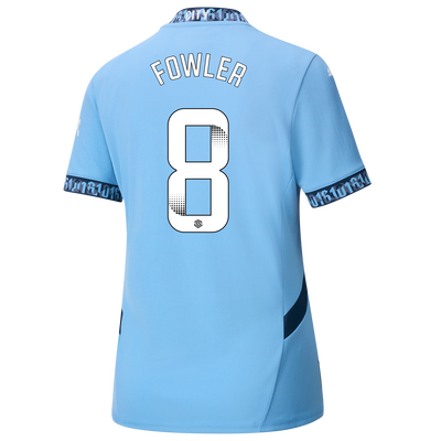 Camiseta Mujer 1ª Equipación Manchester City 2024/25 con estampado de FOWLER 8