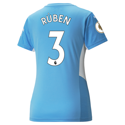Womens Manchester City Home Shirt 21/22 with Rúben Dias printing