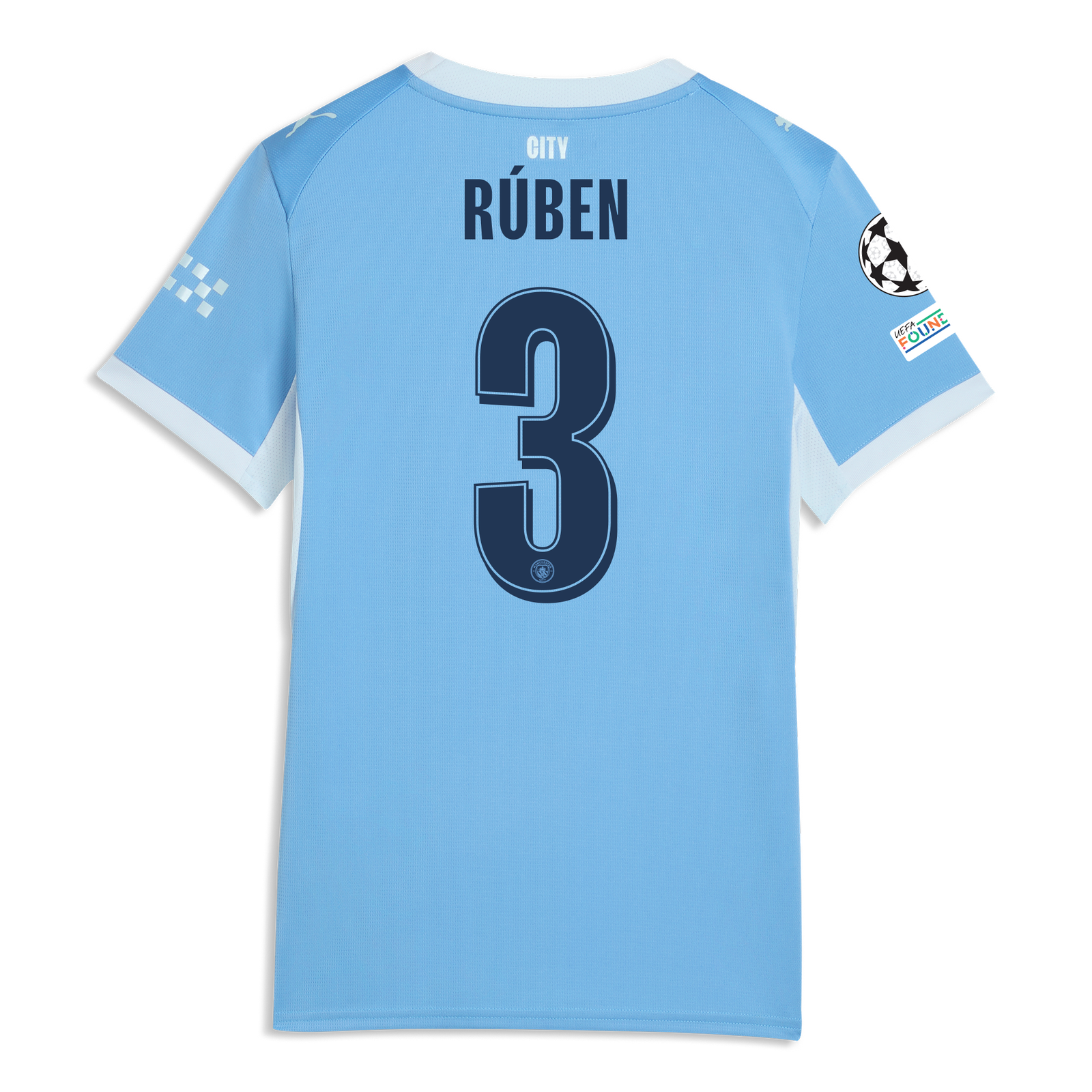 ウィメンズ マンチェスター・シティ ホームユニフォーム 2026/27 RÚBEN